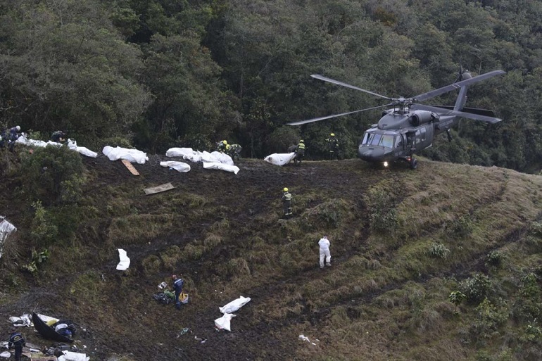 APTOPIX Colombia Air Crash