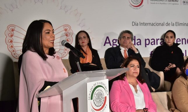 Participa diputada Beatriz Mojica en encuentro interparlamentario sobre violencia y feminicidio en el Senado de la República