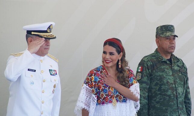 Reconoce Evelyn Salgado a la Armada de México en la construcción de un país más seguro