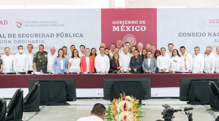 Asiste Evelyn Salgado a la sesión del Consejo Nacional de Seguridad Pública y de Protección Civil en Veracruz