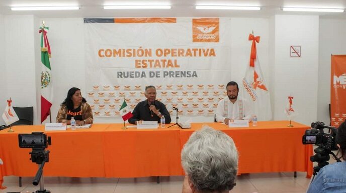Movimiento Ciudadano irá solo para los procesos electorales 2023 y 2024: Adrián Wences