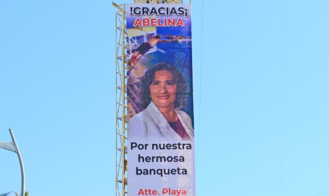 Agradecen empresarios a Abelina López, por obras en la Condesa