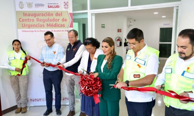 Inaugura Evelyn Salgado el Centro Regulador de Urgencias Médicas en Guerrero con casi 3 MDP de inversión