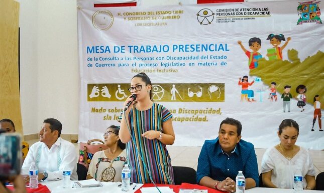 Sigue el Congreso recorriendo Guerrero para consultar a las personas con discapacidad