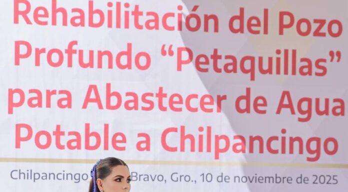 Destina Evelyn Salgado más de 135 MDP en obras para reforzar el abasto de agua potable en Chilpancingo