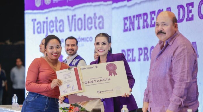 Detrás de cada número, está la historia de una mujer que decidió cambiar su vida; la Tarjeta Violeta nació para acompañarlas: Evelyn Salgado Pineda