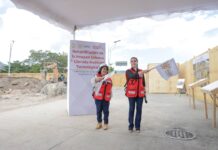 Evelyn Salgado da inicio a la rehabilitación de la glorieta frente al Instituto Tecnológico de Chilpancingo