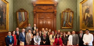 Evelyn Salgado participa en reunión nacional del IMSS Bienestar encabezada por la presidenta Claudia Sheinbaum