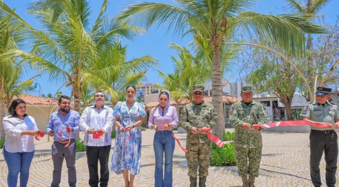 Inaugura Evelyn Salgado primera etapa de remodelación de la Zona Comercial de Ixtapa