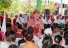 Javier Saldaña llama a fortalecer la unidad de la 4T durante Asamblea Informativa en Ayutla