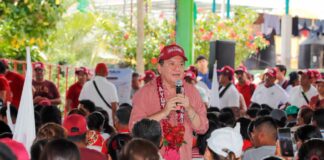 Javier Saldaña llama a fortalecer la unidad de la 4T durante Asamblea Informativa en Ayutla