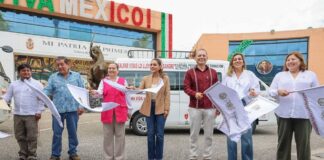 Evelyn Salgado dio el banderazo de la campaña de mastografías en comunidades amuzgas para la detección a tiempo del Cáncer