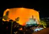Iluminan en dorado el Congreso por el mes contra el cáncer infantil