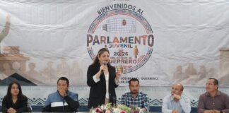 Jóvenes deben ocupar espacios y construir soluciones para Guerrero: Erika Guillén, en el Parlamento Juvenil 2026